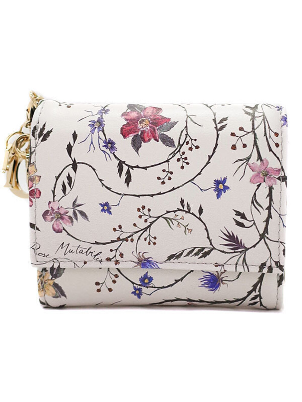 Christian Dior Lady Wallet Tri fold Short